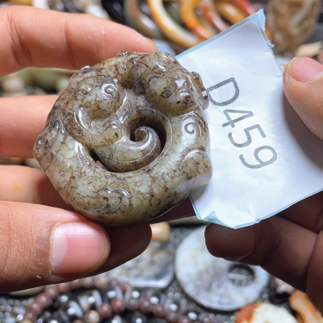 和田玉（糖玉）挂件未镶嵌