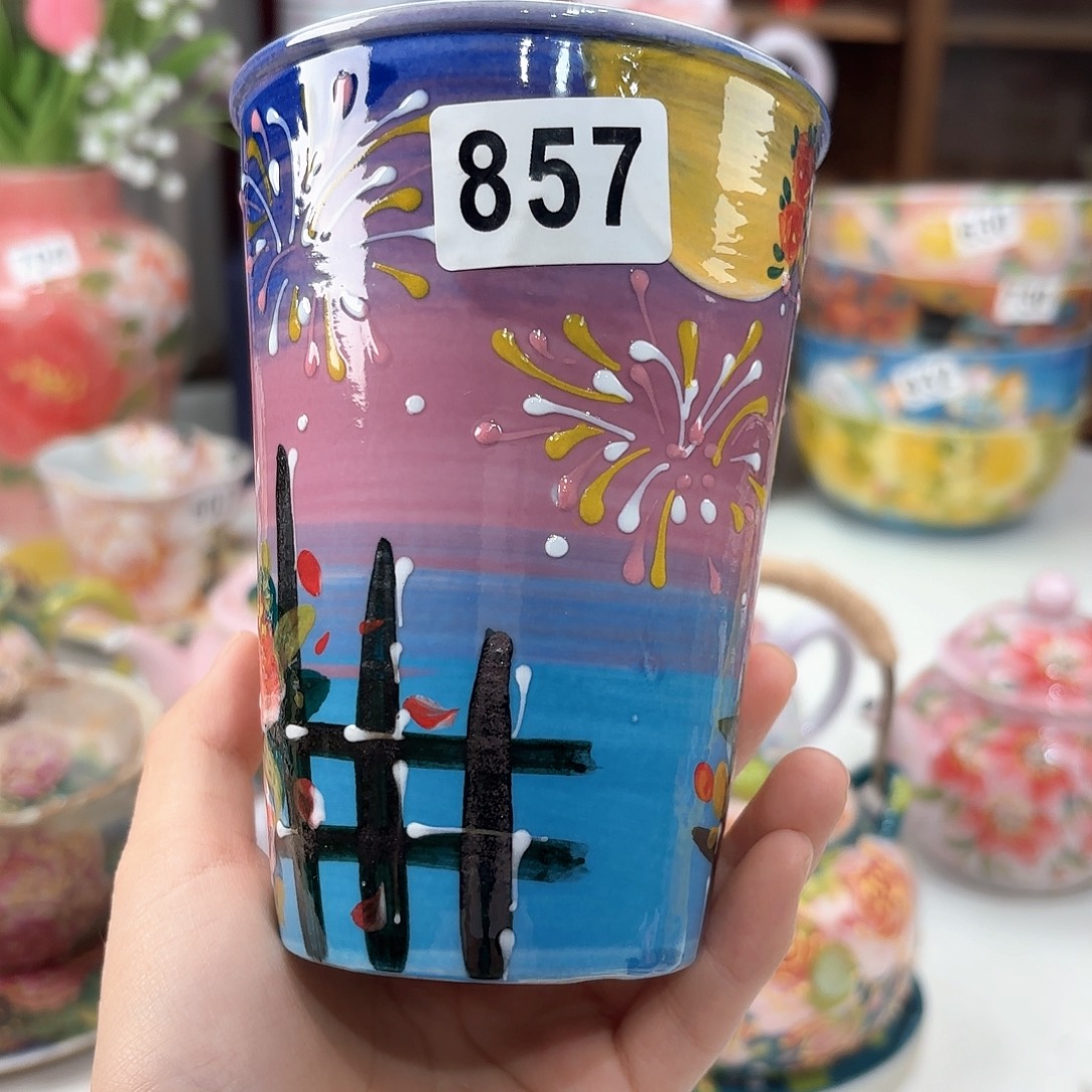景德镇手绘高温釉下彩陶瓷茶具