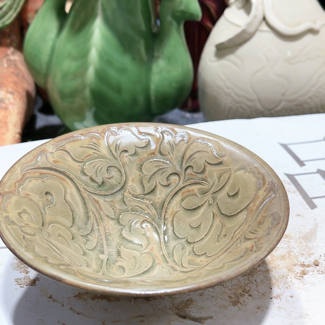 瓦当摆件摆件茶桌茶台陶瓷