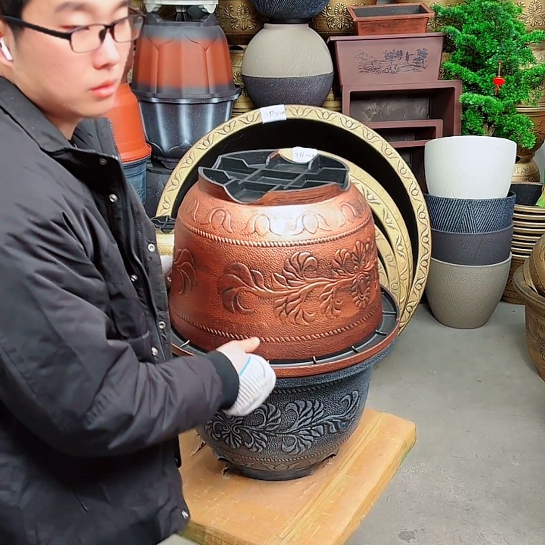 友***宜凤盆2古铜2红铜。打孔