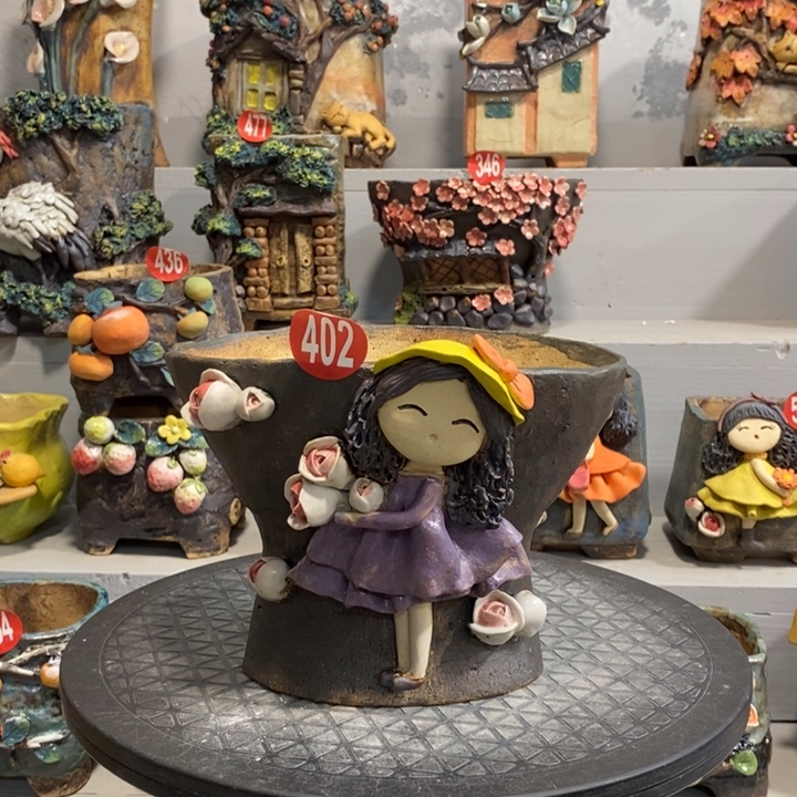 402 号陶然花器手工花盆