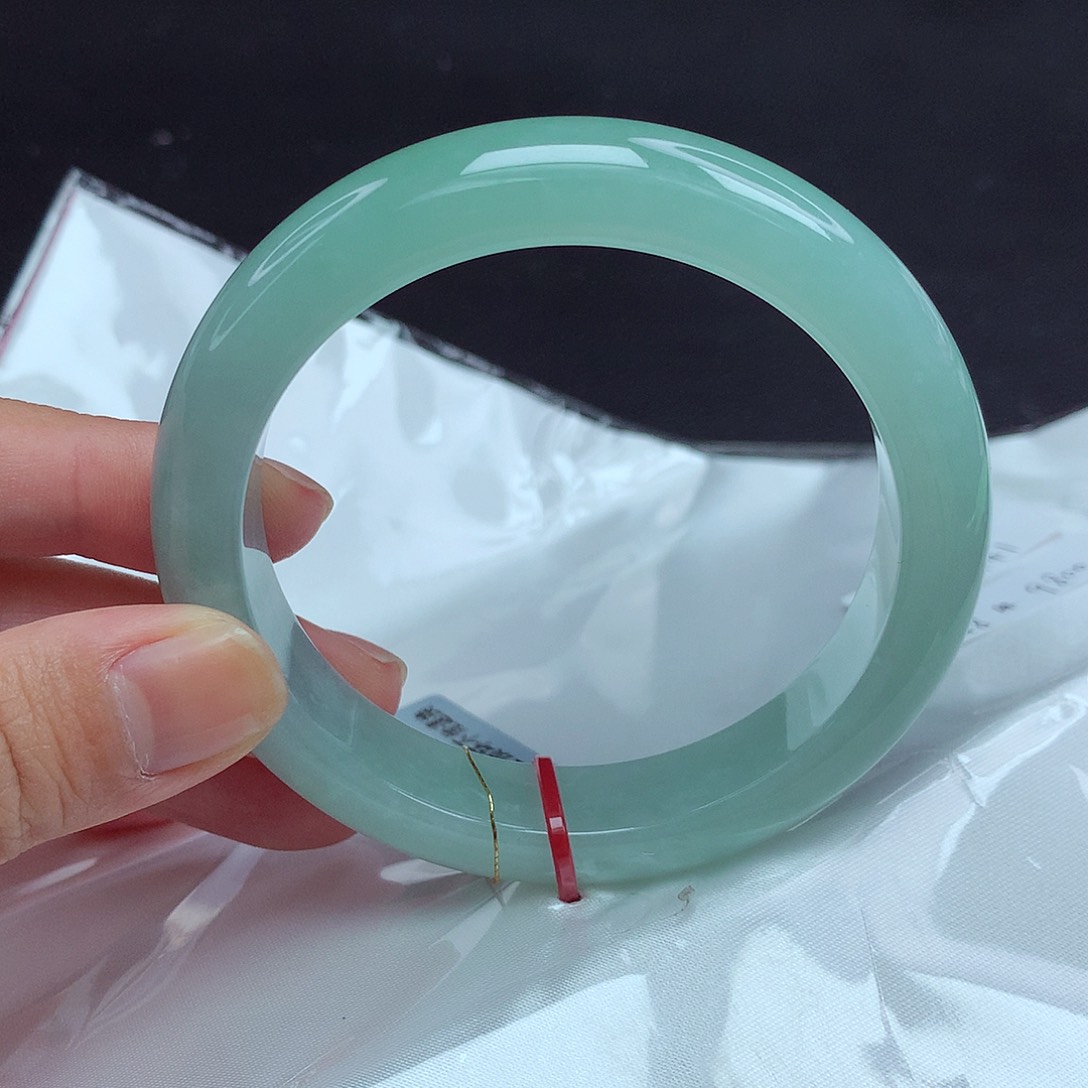 翡翠未镶嵌手镯58圈141