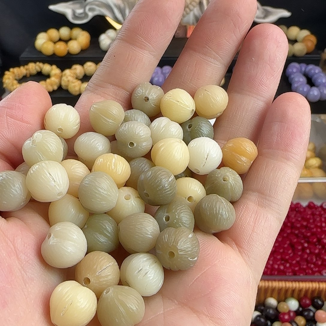 手串菩提根/象牙果微瑕疵卡12多宝拉丝屁桃20颗➕10颗