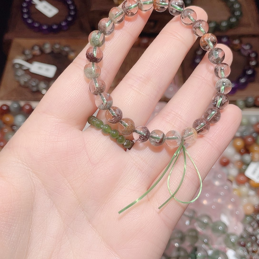 水晶手串未镶嵌四季幽灵