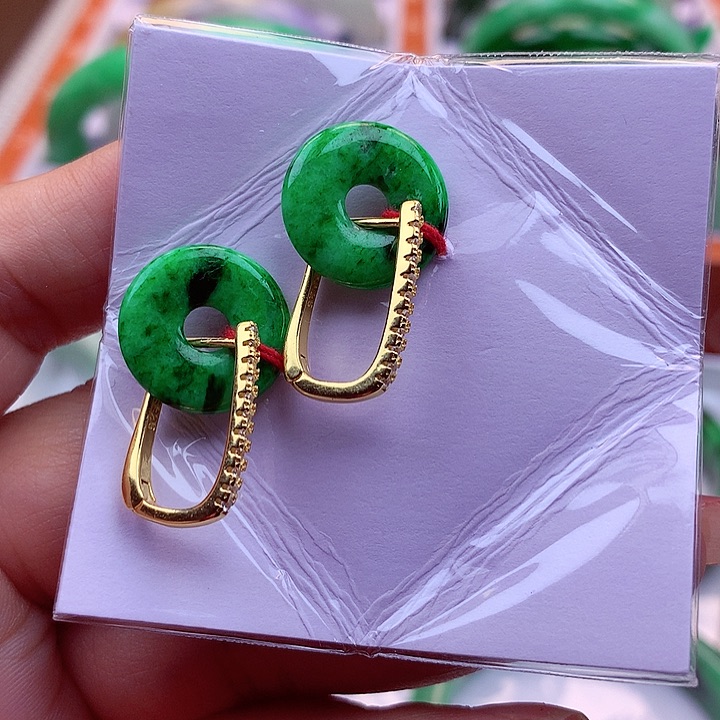 翡翠颈饰银S925镶嵌翡翠