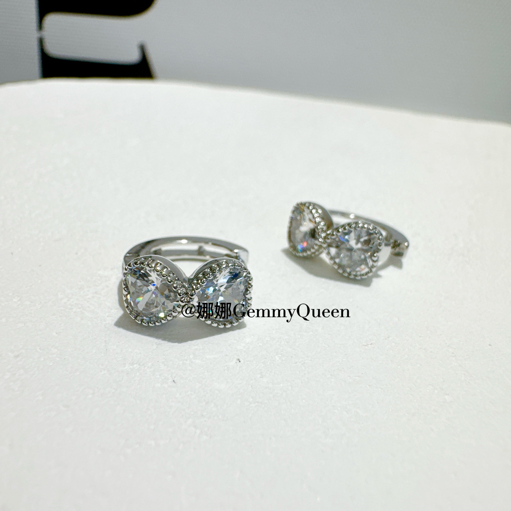 铜合金合成锆石耳饰 娜娜GemmyQueen耳环GQ03005