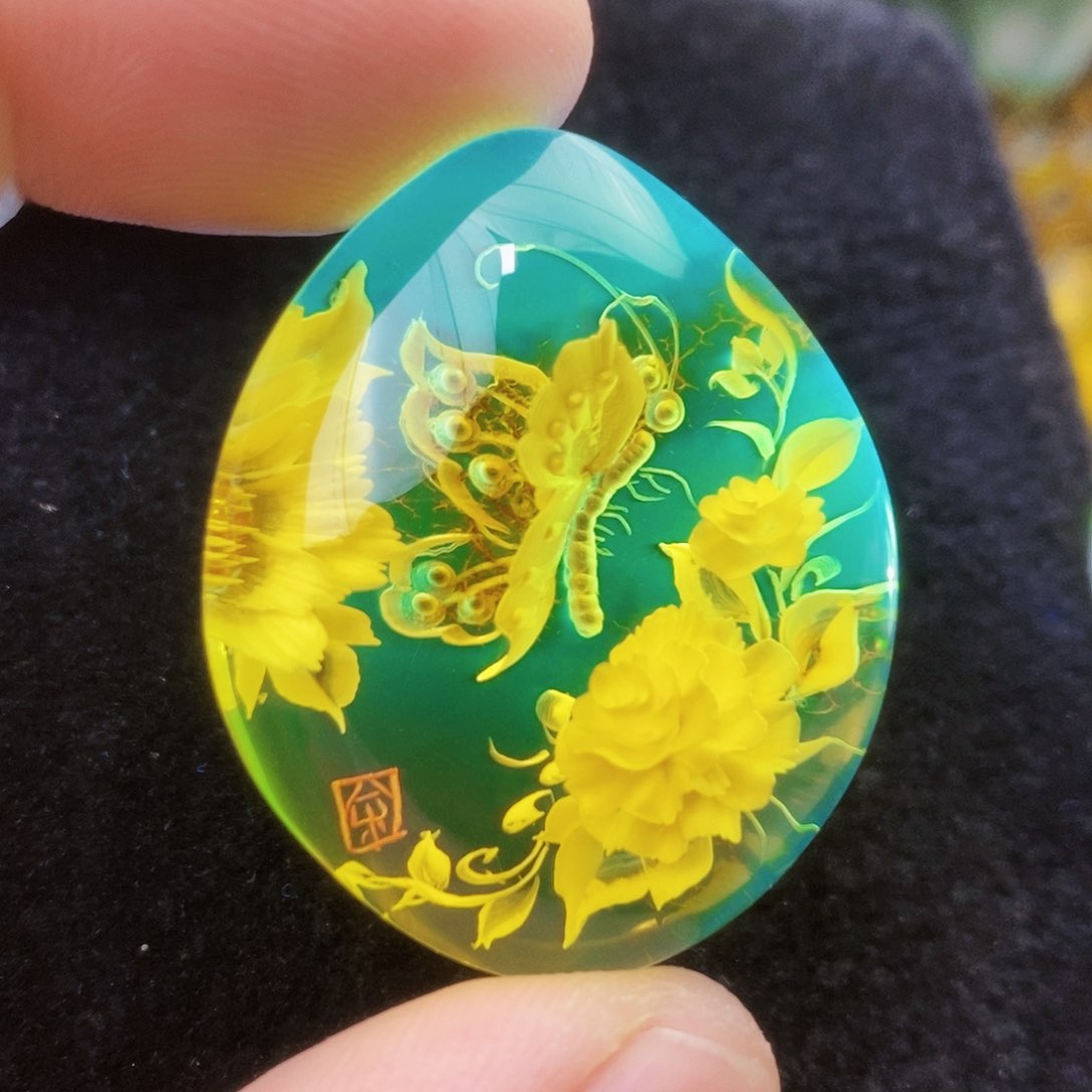 【闪购商品】金珀吊坠(不含链)未镶嵌