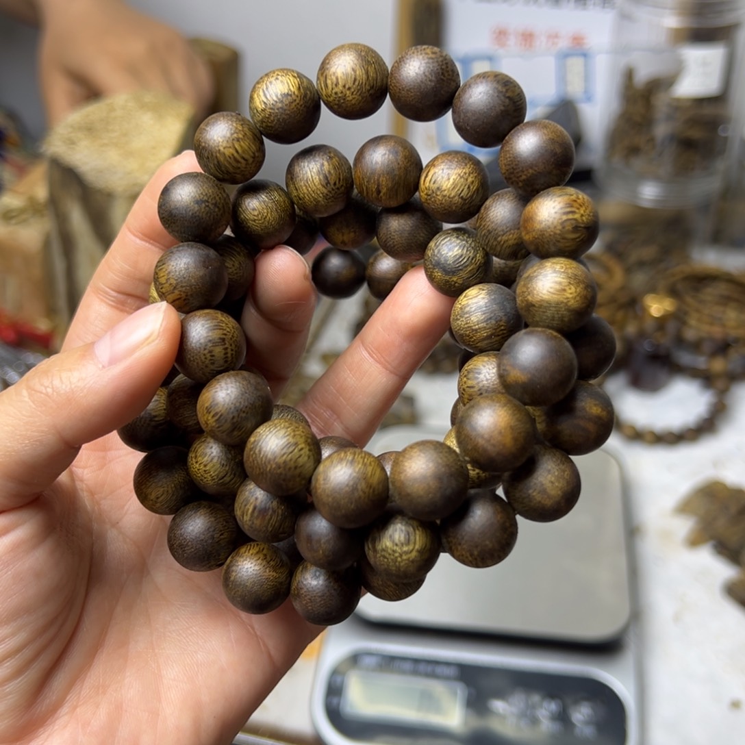 线香奇楠沉香圆珠手串13