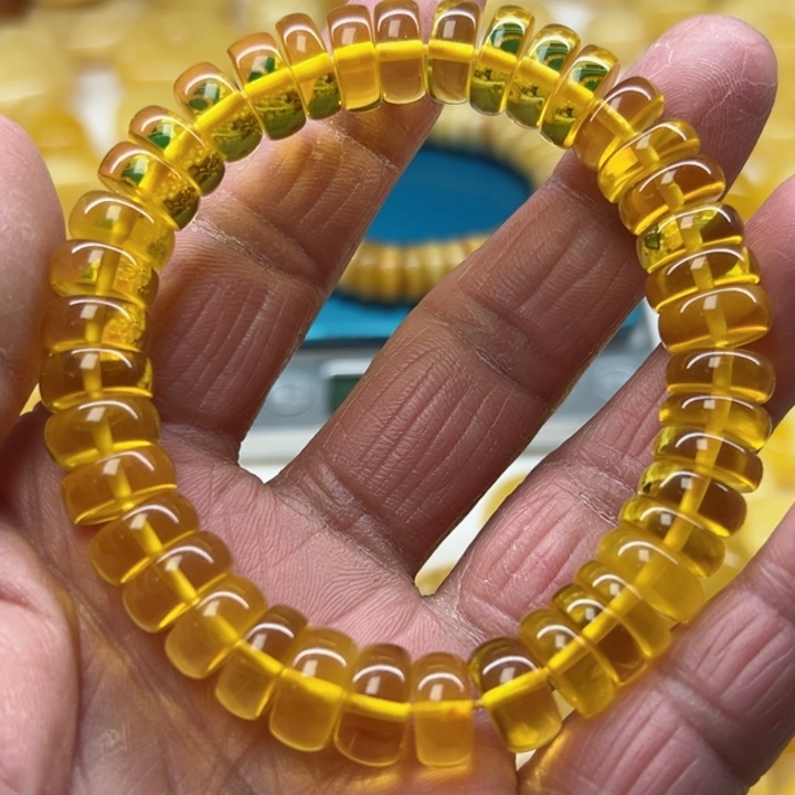 琥珀（矿物珀）手串未镶嵌