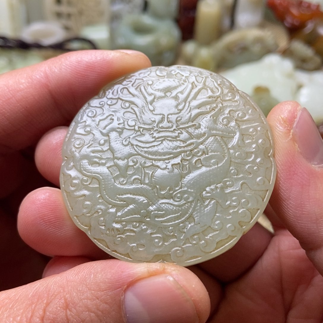 和田玉挂件未镶嵌