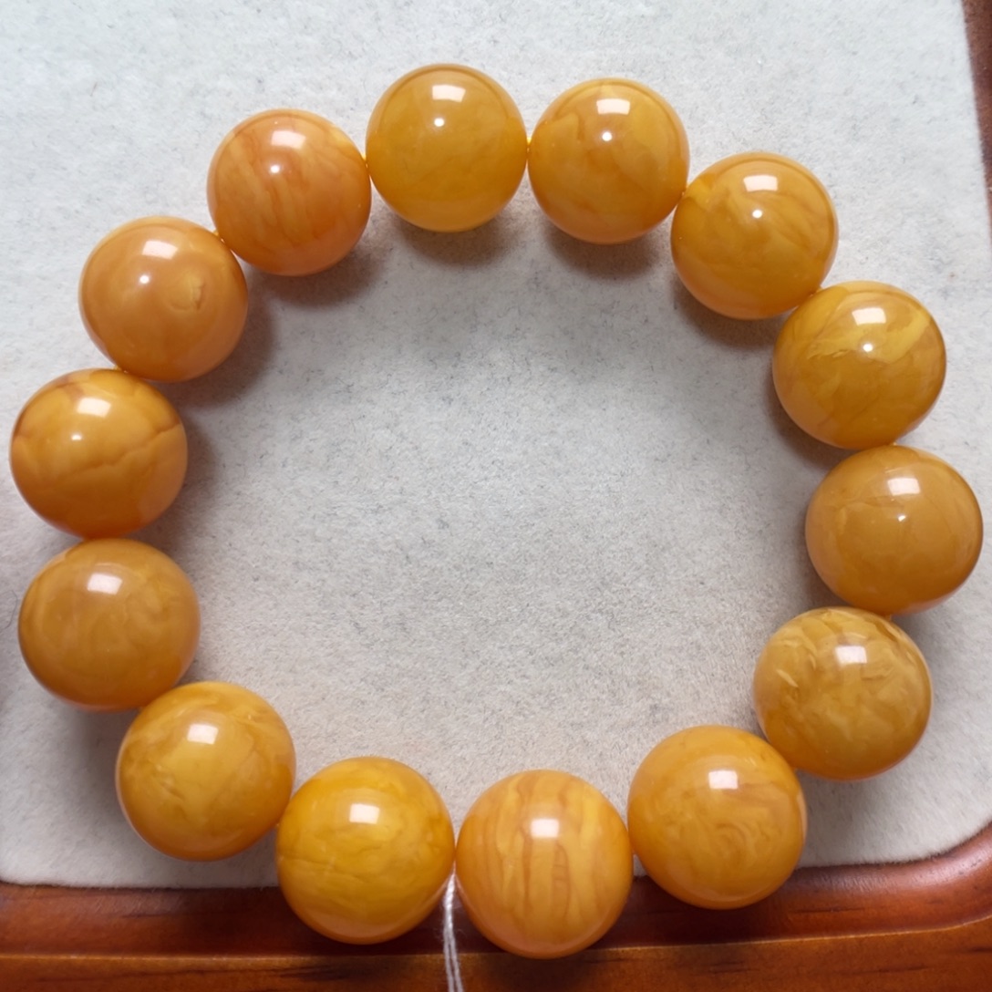 蜜蜡未镶嵌手串蜜蜡
