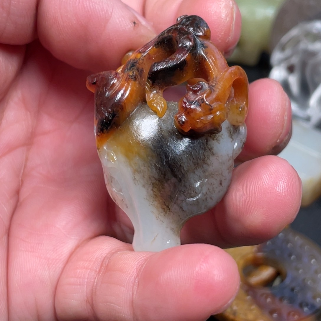 和田玉挂件未镶嵌胡*锋