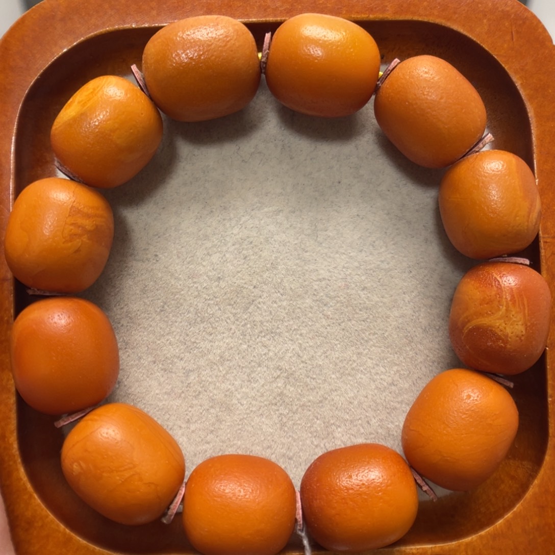 蜜蜡未镶嵌手串蜜蜡