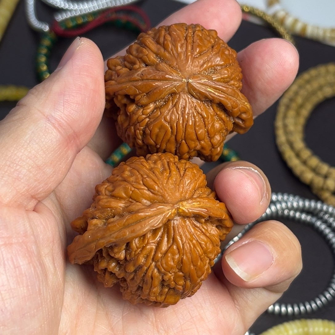 琥珀未镶嵌裸石核桃02