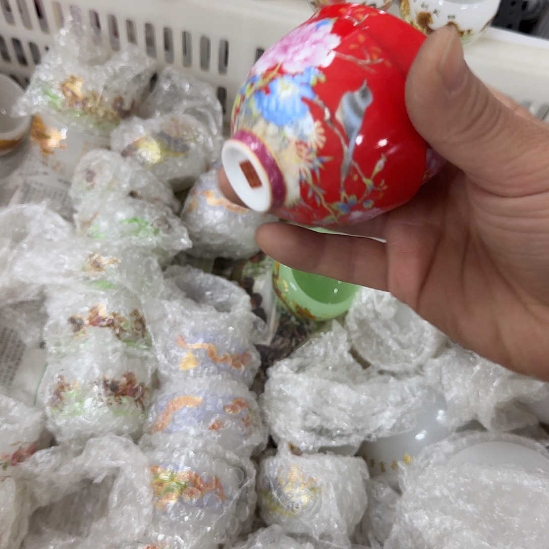 2个红色喜上眉梢法郎杯2个