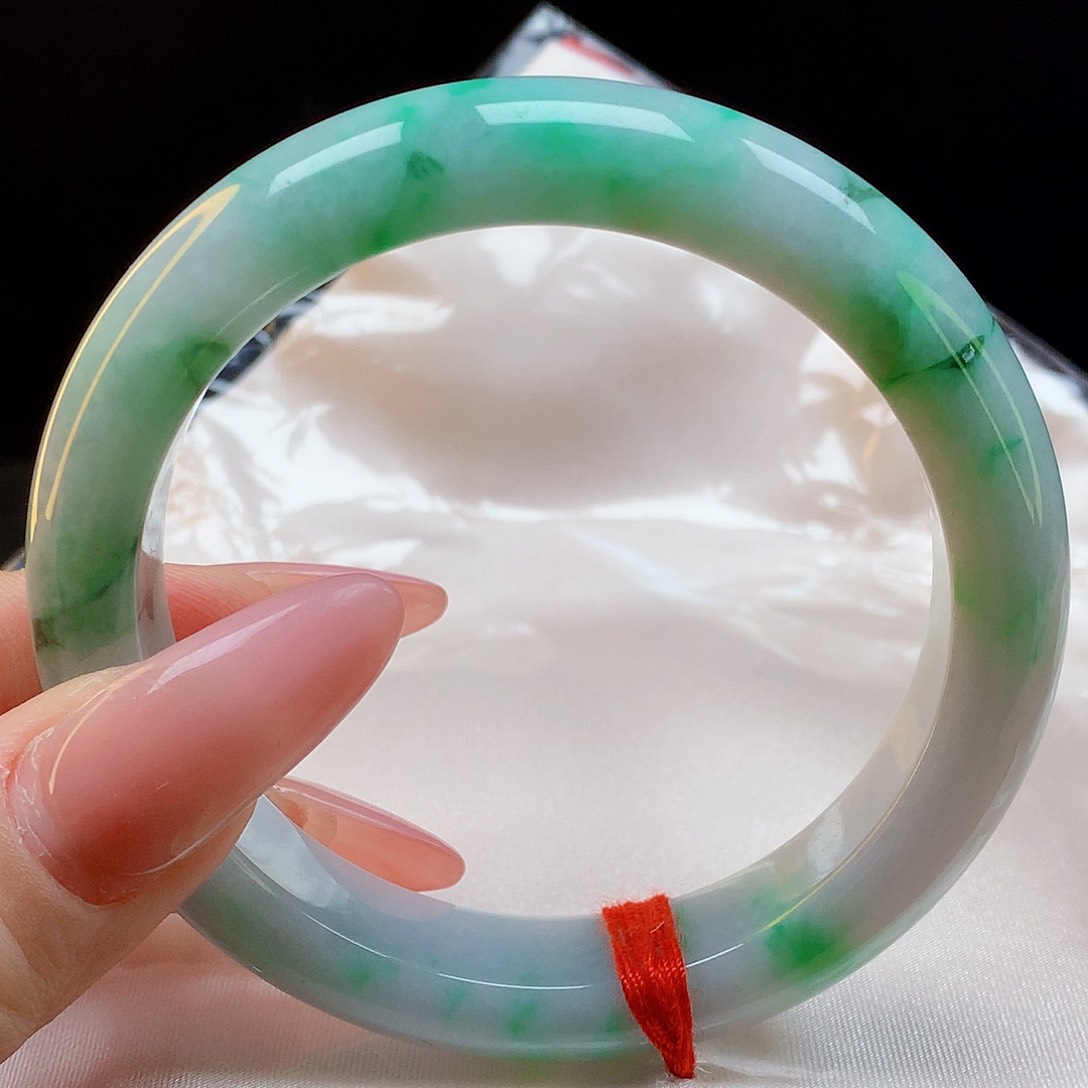 翡翠手镯未镶嵌天然翡翠1137