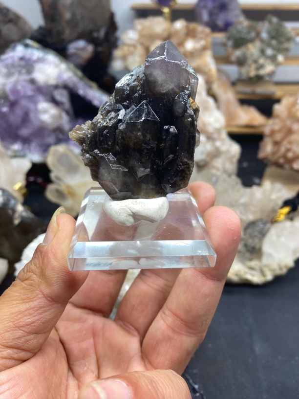 水晶原石摆件客厅玄关办公室