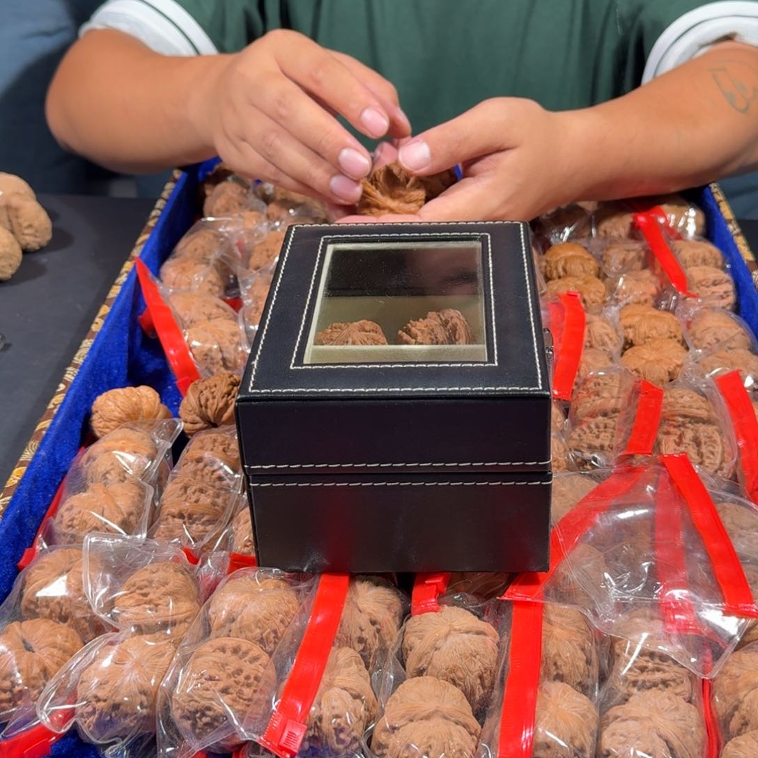 文玩核桃把件楠哥三件套