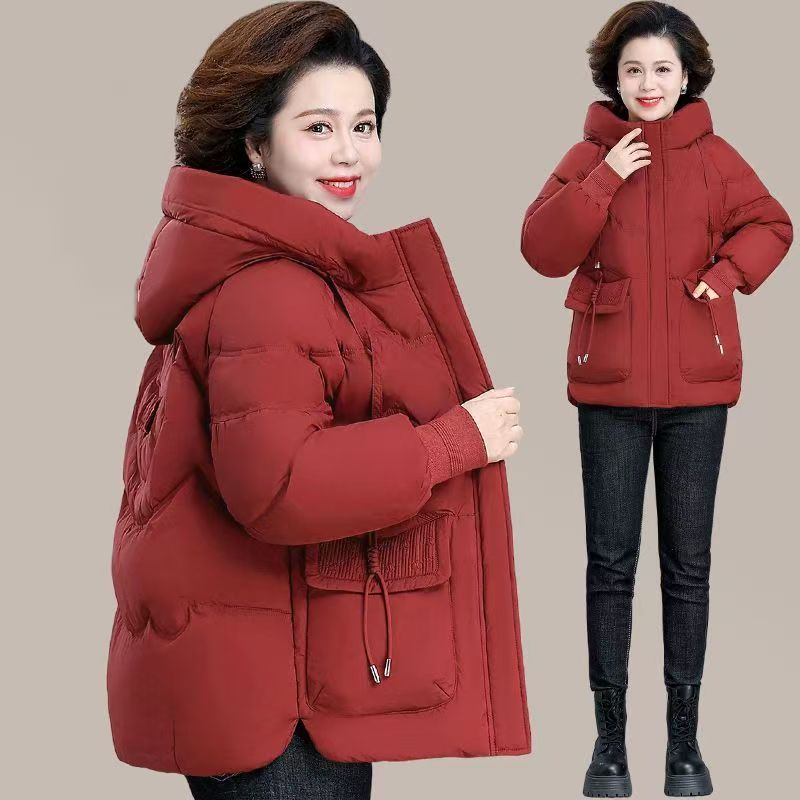 韩版宽松棉服女面包服连帽棉衣加厚宽松大码冬季棉袄女款2025新款