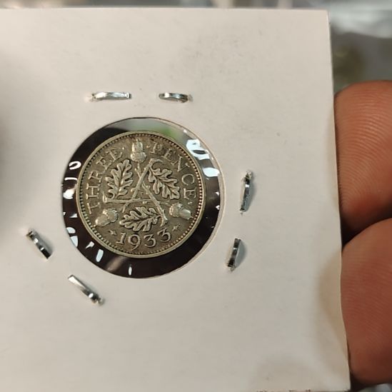 普通金属币乔治五世3便士