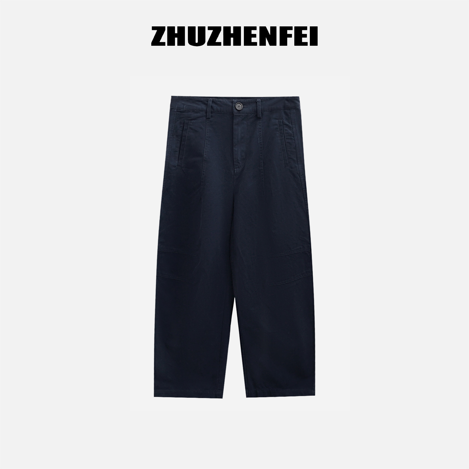 ZHUZHENFEI【舒逸随心】流光风舒适时尚百搭宽松休闲弯刀裤Z353115