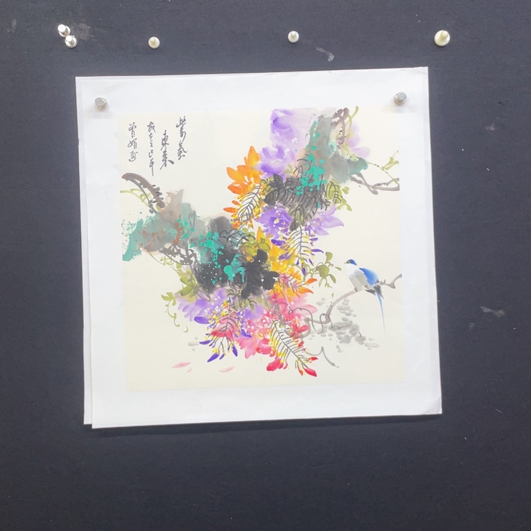 国画手绘国画，曾老师精品漏漏