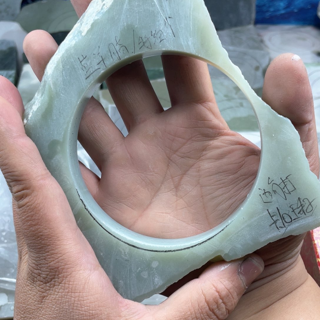 和田玉定制珠子未镶嵌无*@