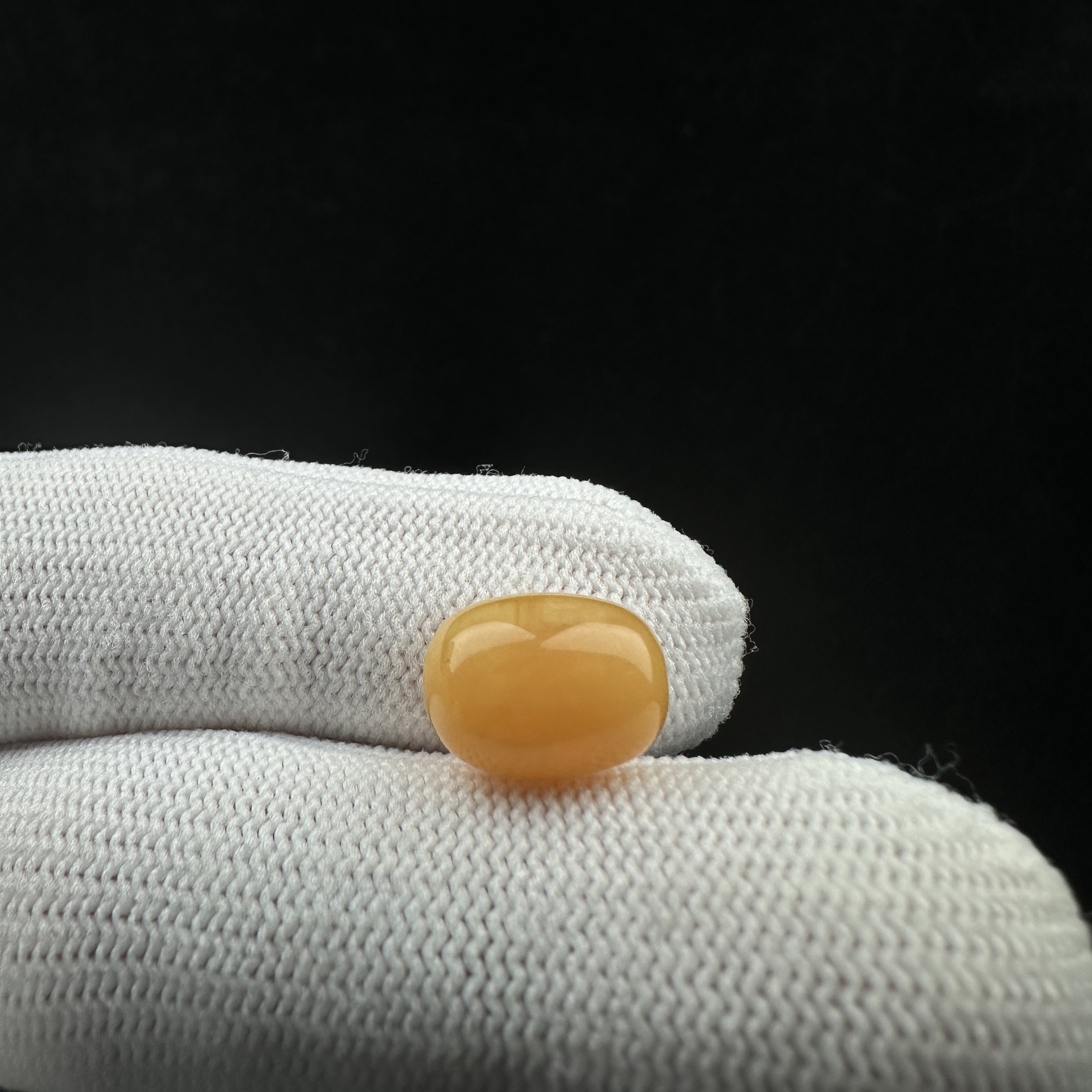 K6915天然原矿蜜蜡-微瑕 枣珠 9.2*12.2mm支持复检 假一罚十