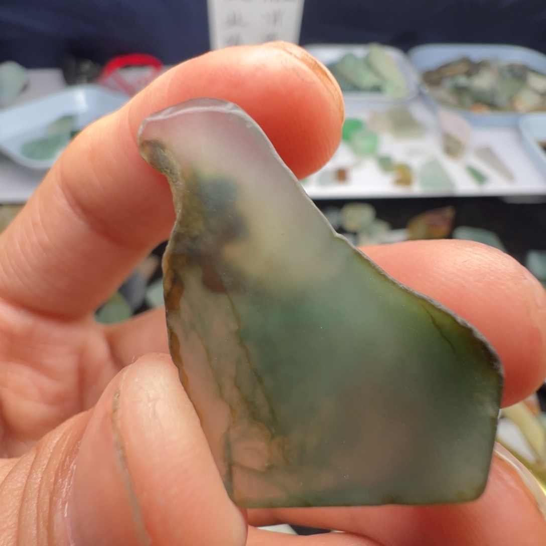 巫***哥翡翠裸石缅甸翡翠A货