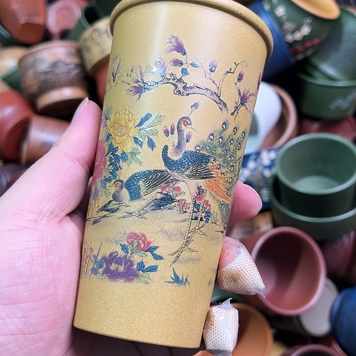 紫砂茶杯全手工紫砂主人杯