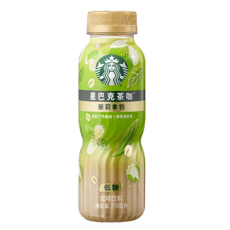 星巴克 茶咖茉莉拿铁咖啡饮料/270ml/瓶