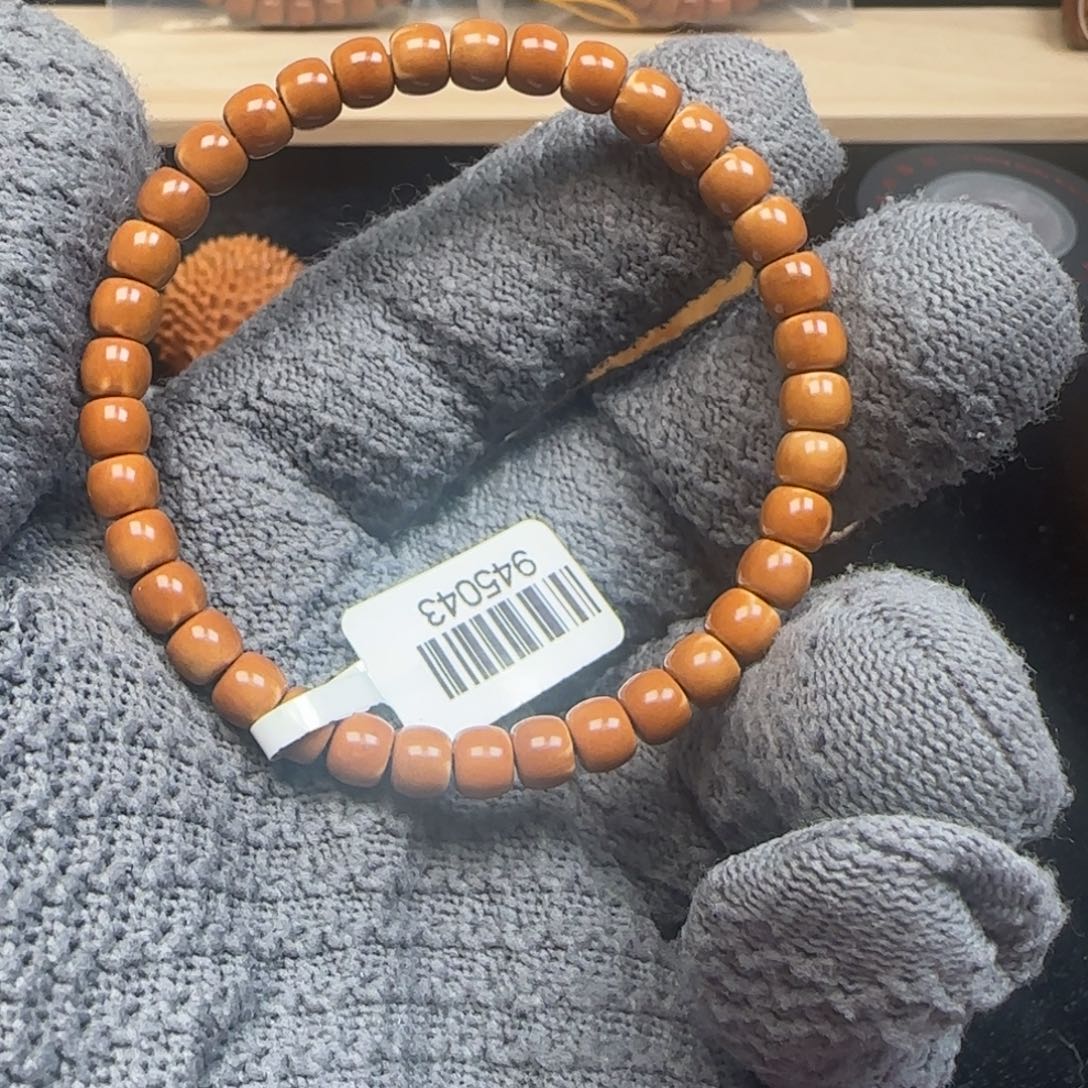 手串橄榄核老挝单圈三花6.1福利