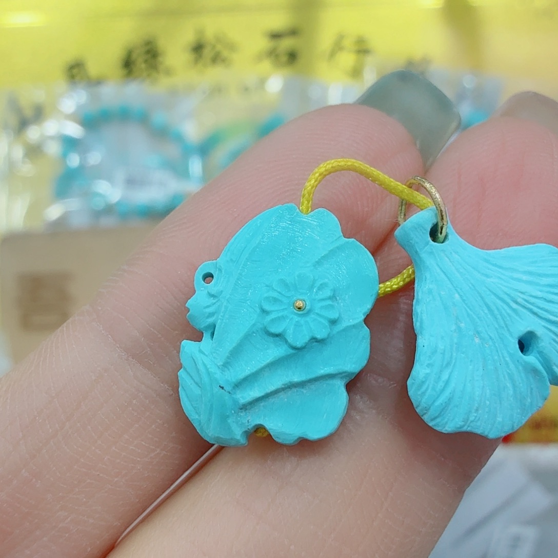 未镶嵌绿松石珠宝奇石