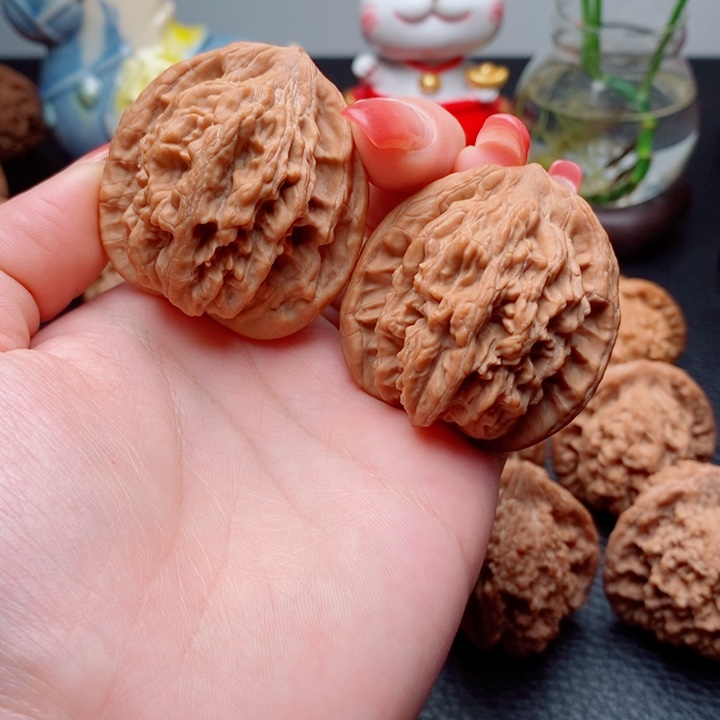 把件文玩核桃麦虎42