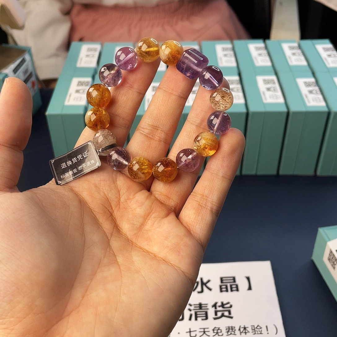 手链银S925镶嵌水晶