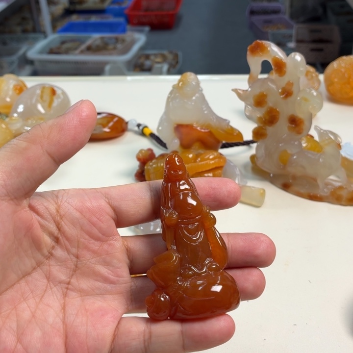 玛瑙/玉髓吊坠(不含链)未镶嵌