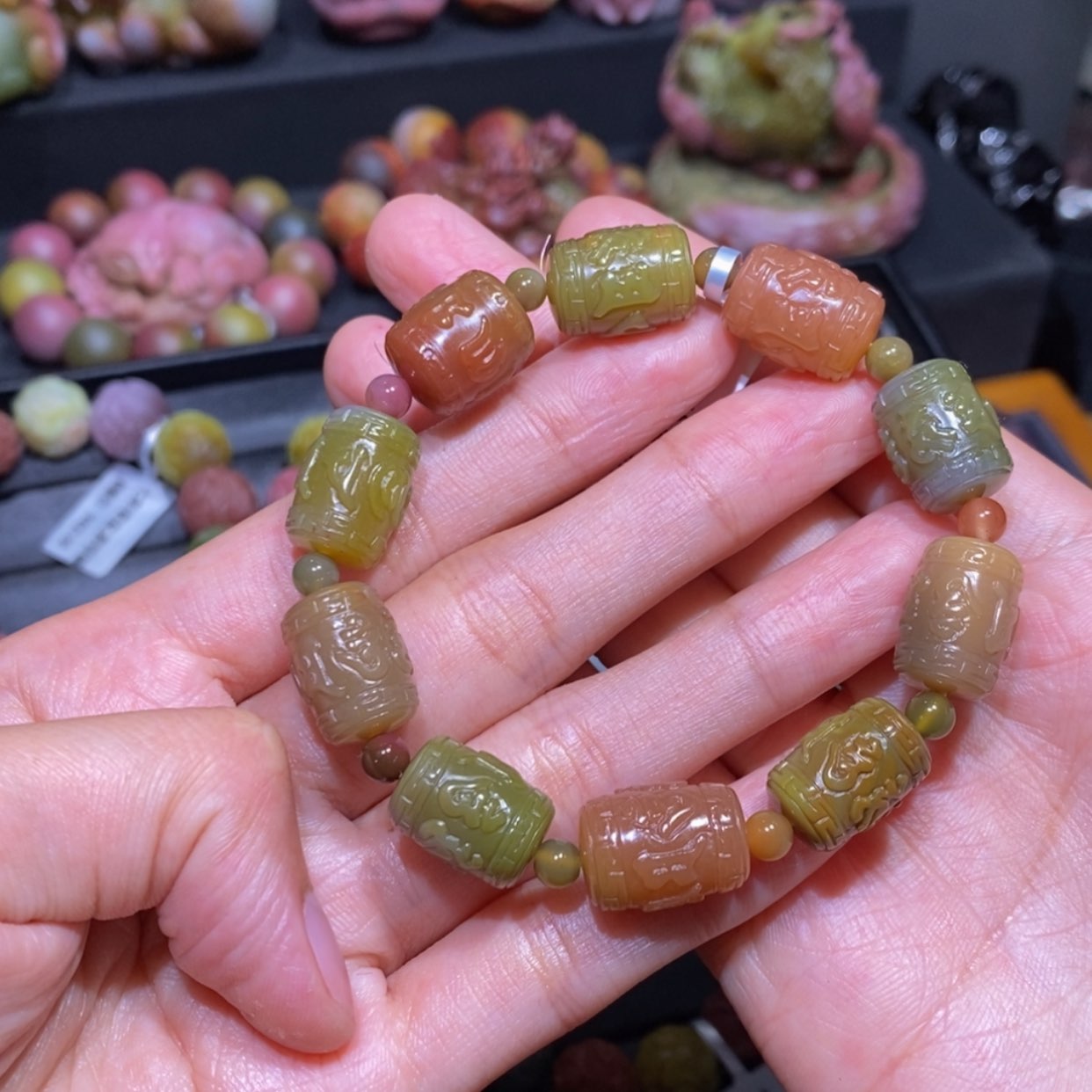 【闪购商品】玛瑙/玉髓手串未镶嵌盐源玛瑙