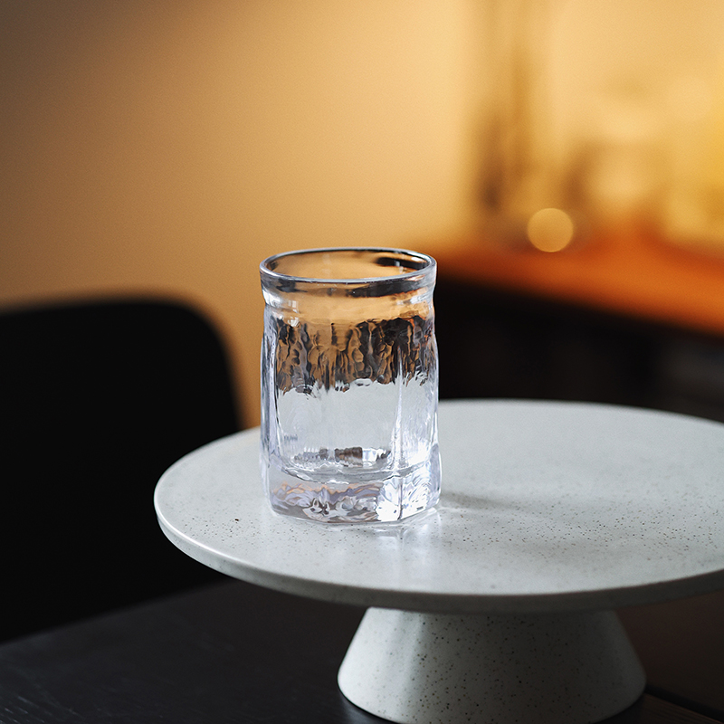 【瑕疵】Camus say 380ml冰硝手工玻璃杯 7.8×10.8cm