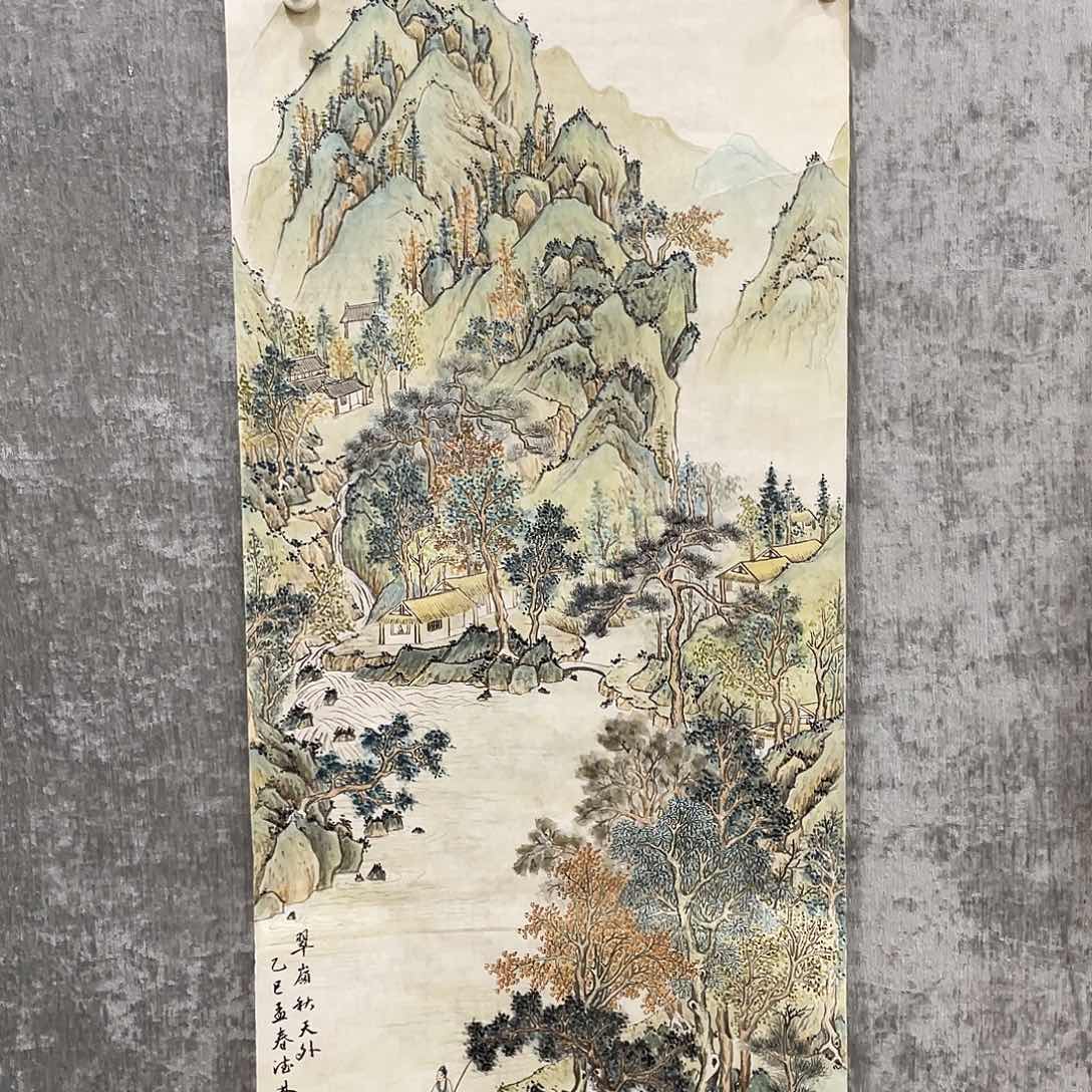 国画绘画作品贺德林100.45画芯