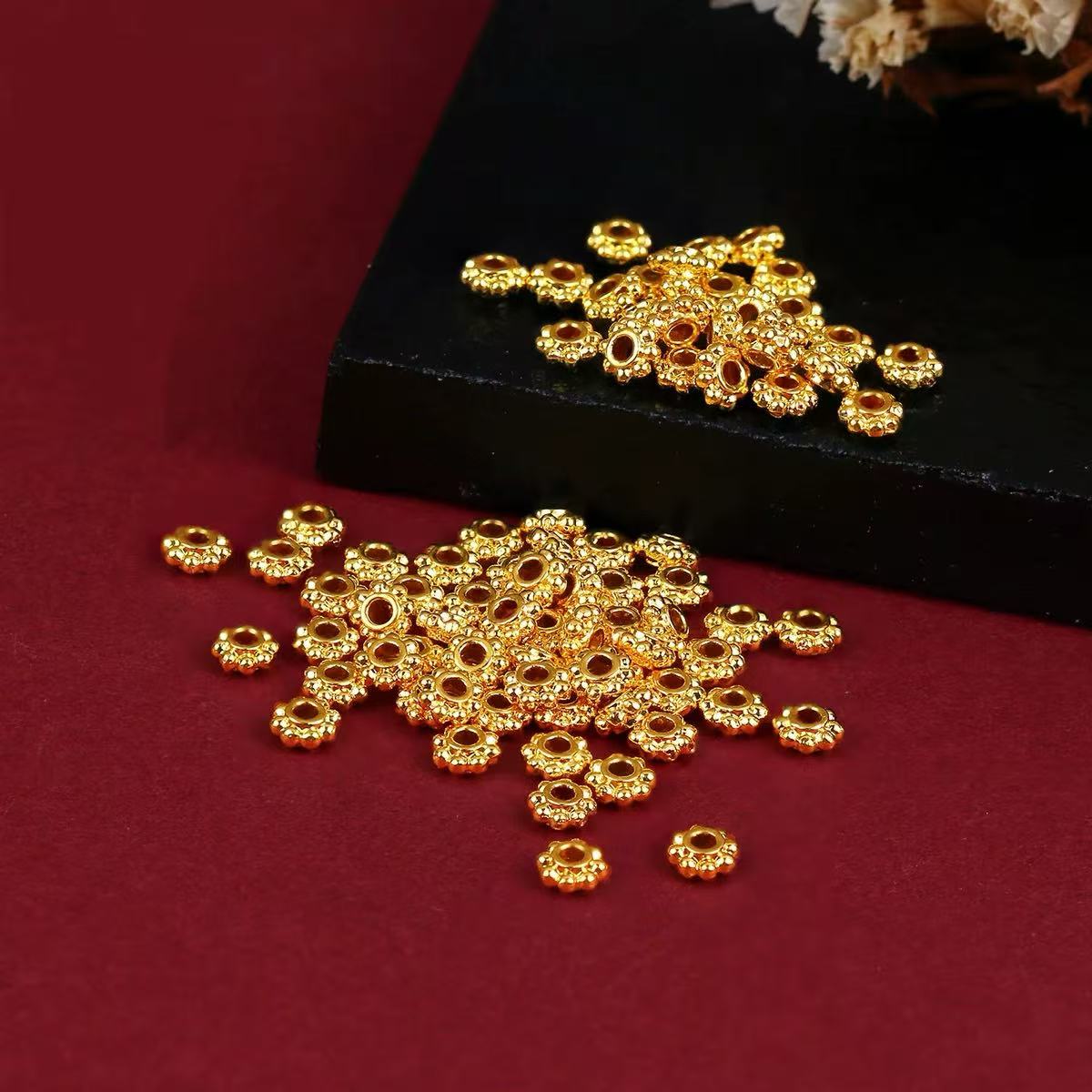 足金999雪花车轮隔片（此订单发10个）WH1418