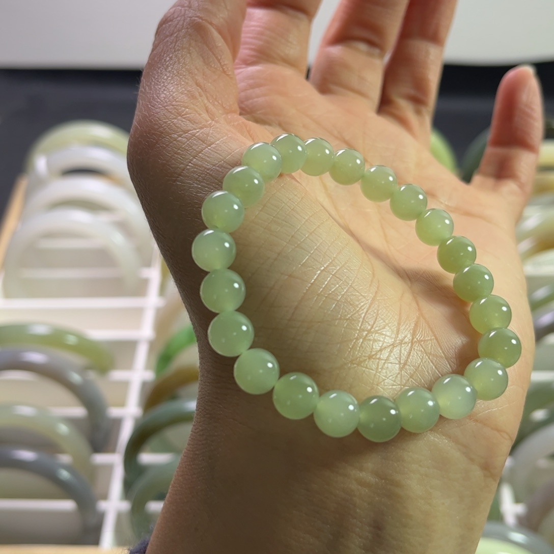 和田玉手链未镶嵌