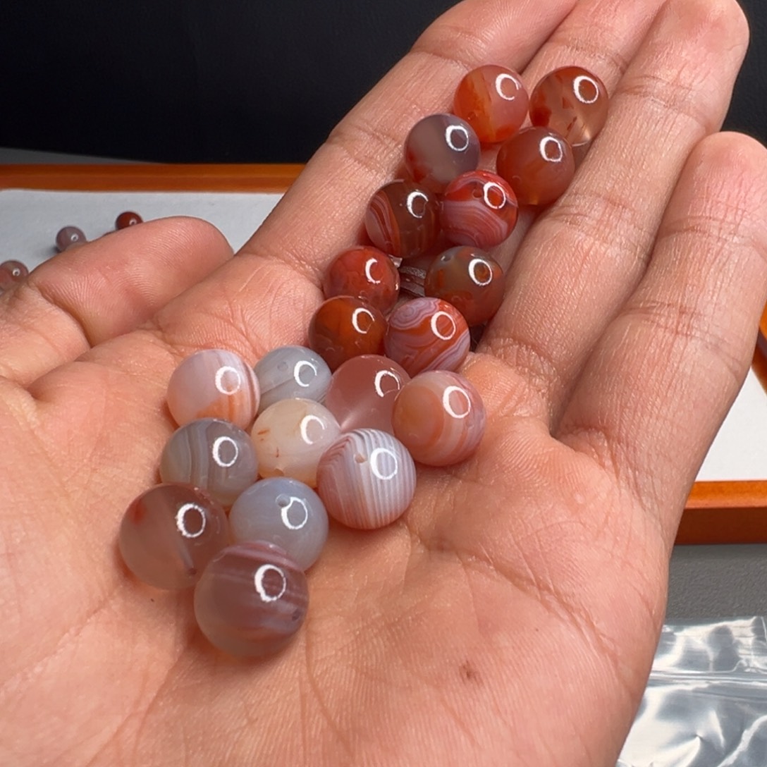 南红玛瑙未镶嵌891号南红10.5+，20粒