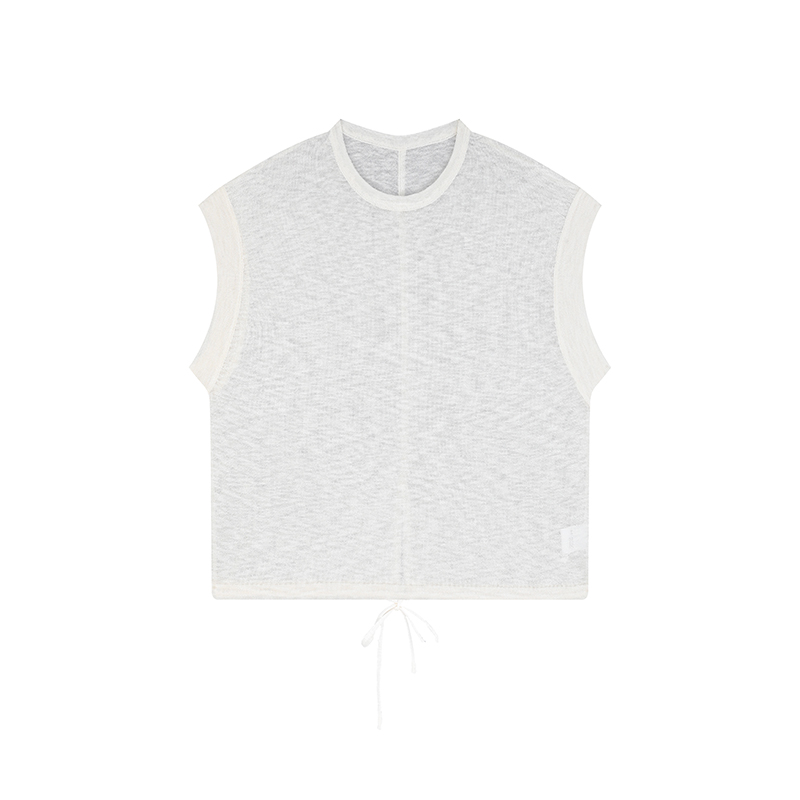 YPUT夏季设计感针织T恤气质减龄修身高级感上衣 YHG204020A