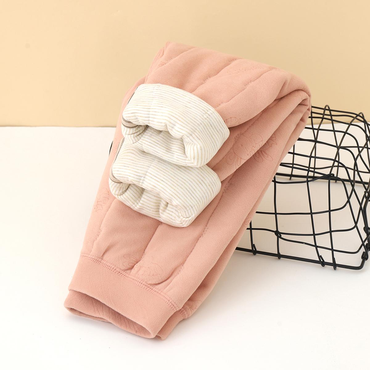 儿童保暖内衣棉裤男女童校服神器冬款三层加厚羊毛蚕丝棉裤