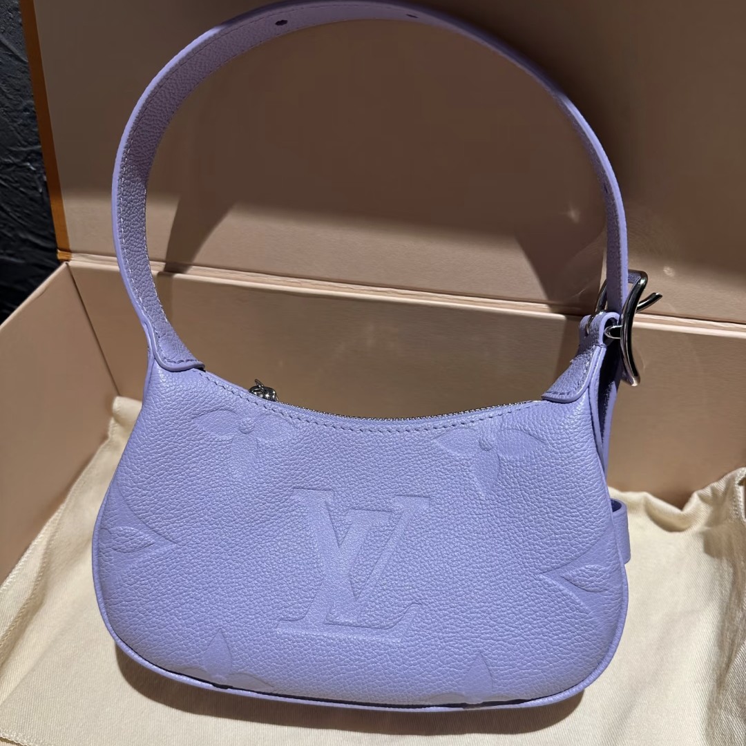 95新 LouisVuitton/路易威登 LV LOOP月亮包荔枝mini芯片 22611