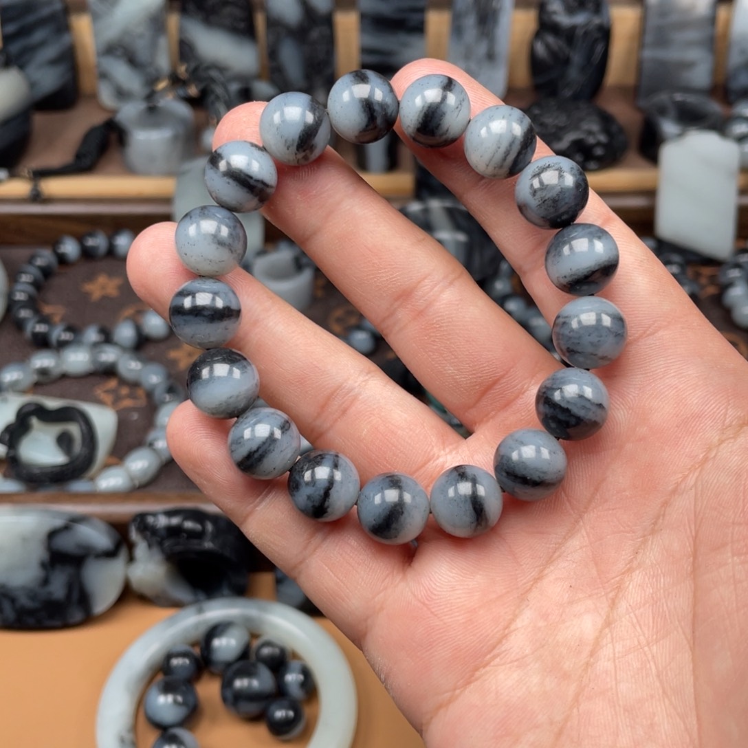 和田玉未镶嵌手串