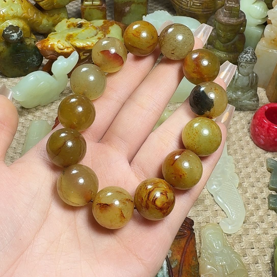 白玉菩提吊坠挂件