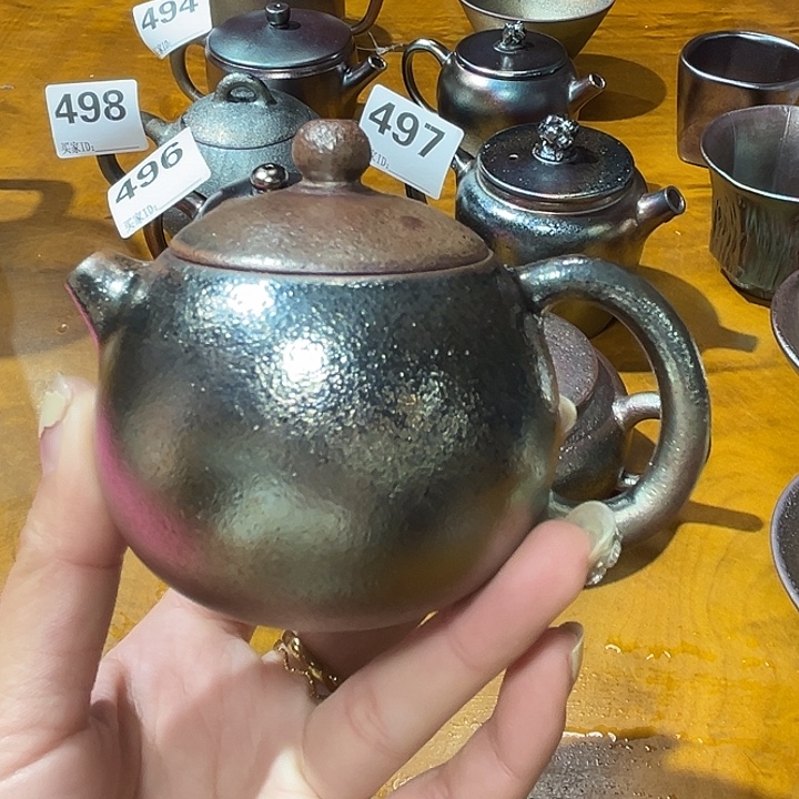 双***袄杯紫泥柴烧瑕疵茶壶不退换