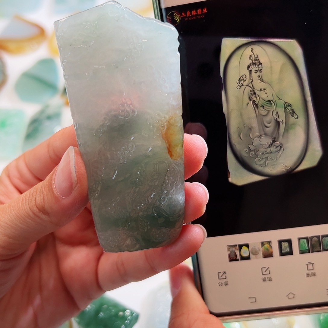 定制翡翠未镶嵌翡翠定制