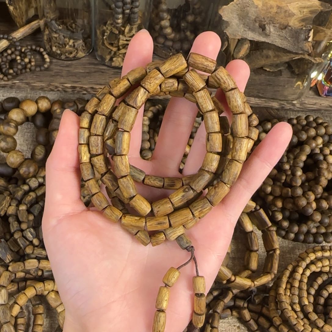 沉香碎屑沉香卡6桶珠多圈